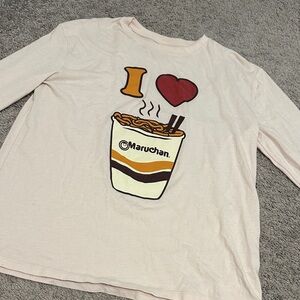 Size 14. Ramen noodle shirt